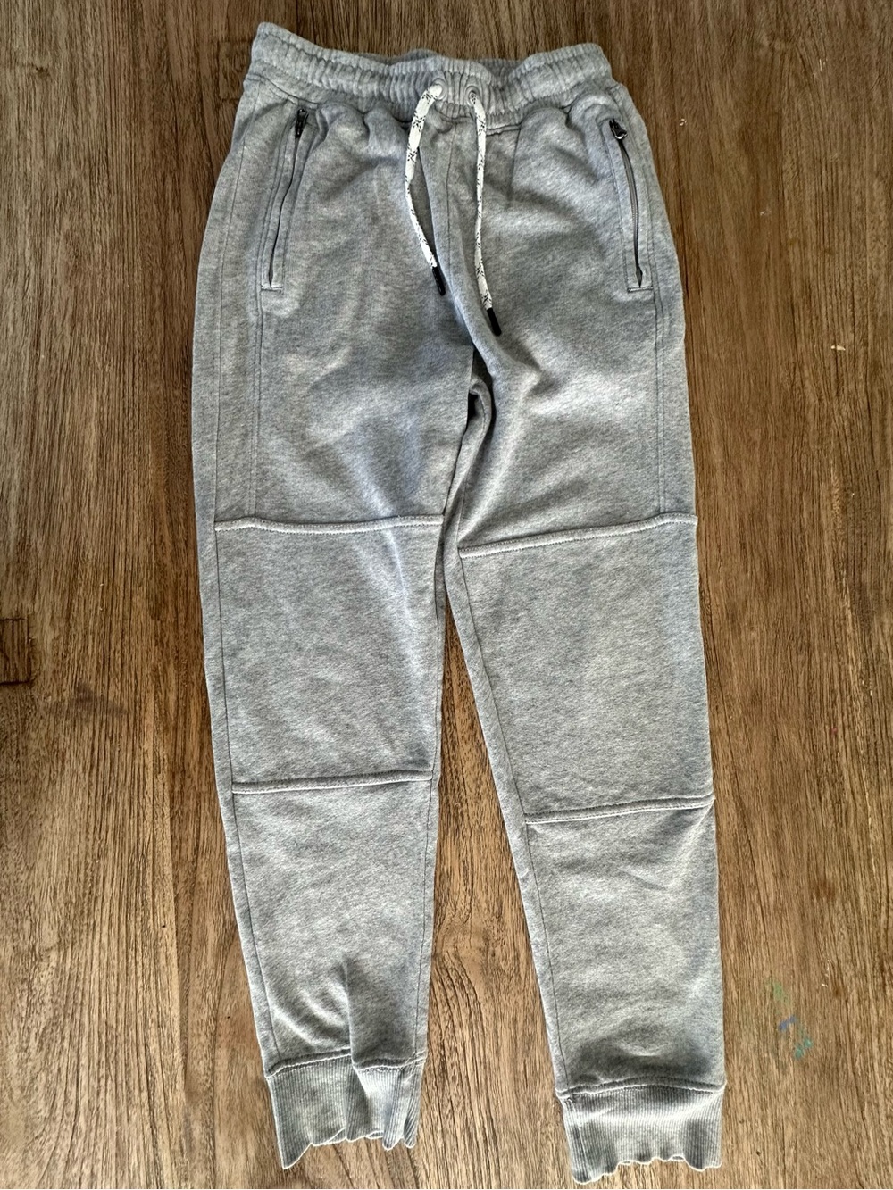 Hanna Andersson Light Gray Kids Jogger Sweatpants